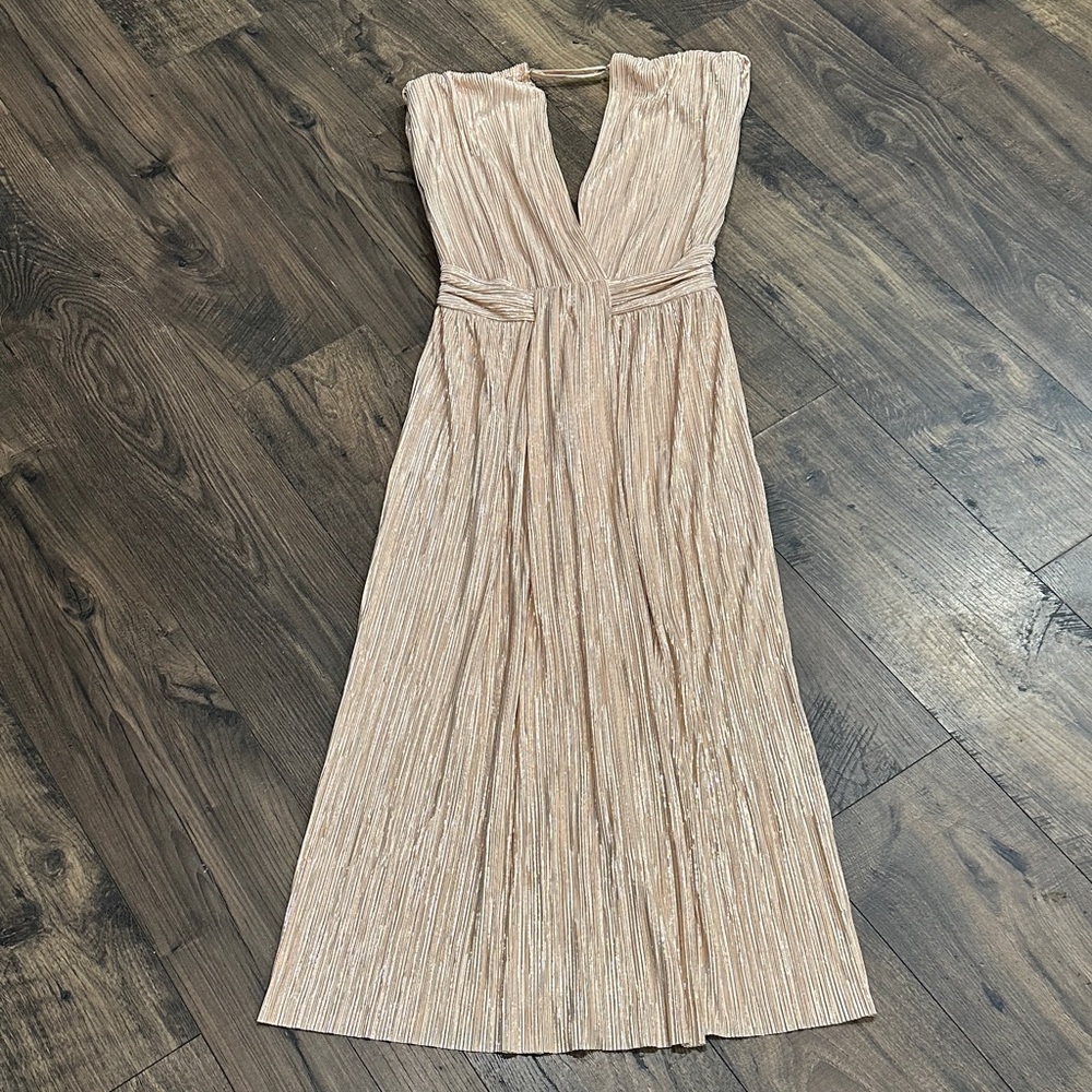 NWOT Sabina Musayev Donna Dress Pearl Blush Size Small - Picture 3 of 15